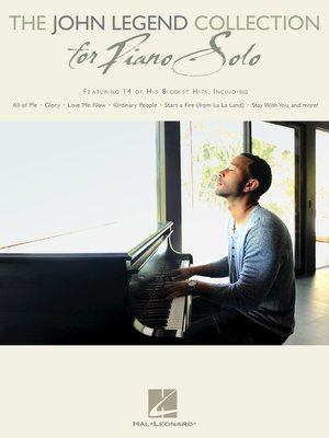 cover image of The John Legend Collection for Piano Solo